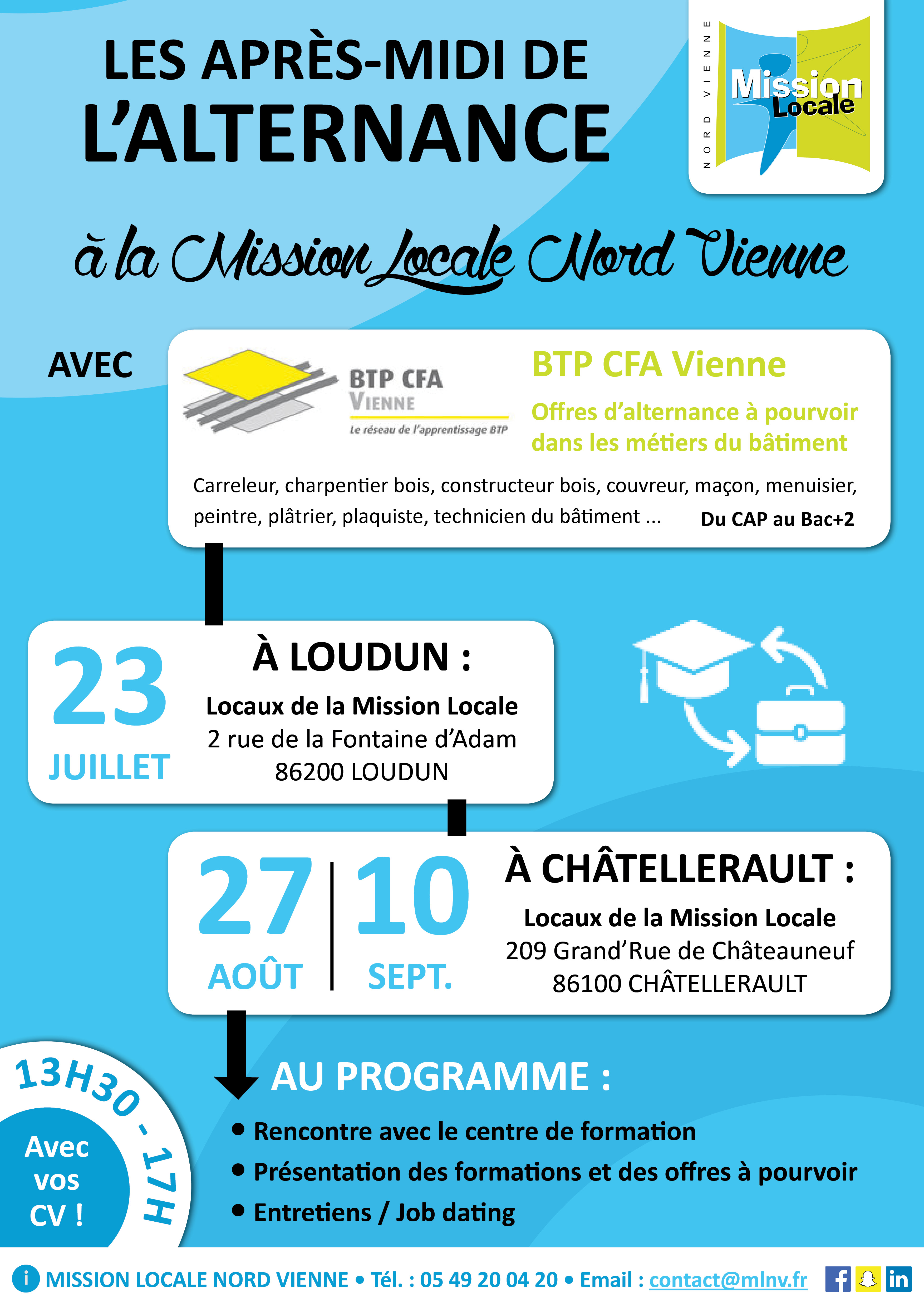 Les après-midi de l’alternance avec le BTP CFA Vienne