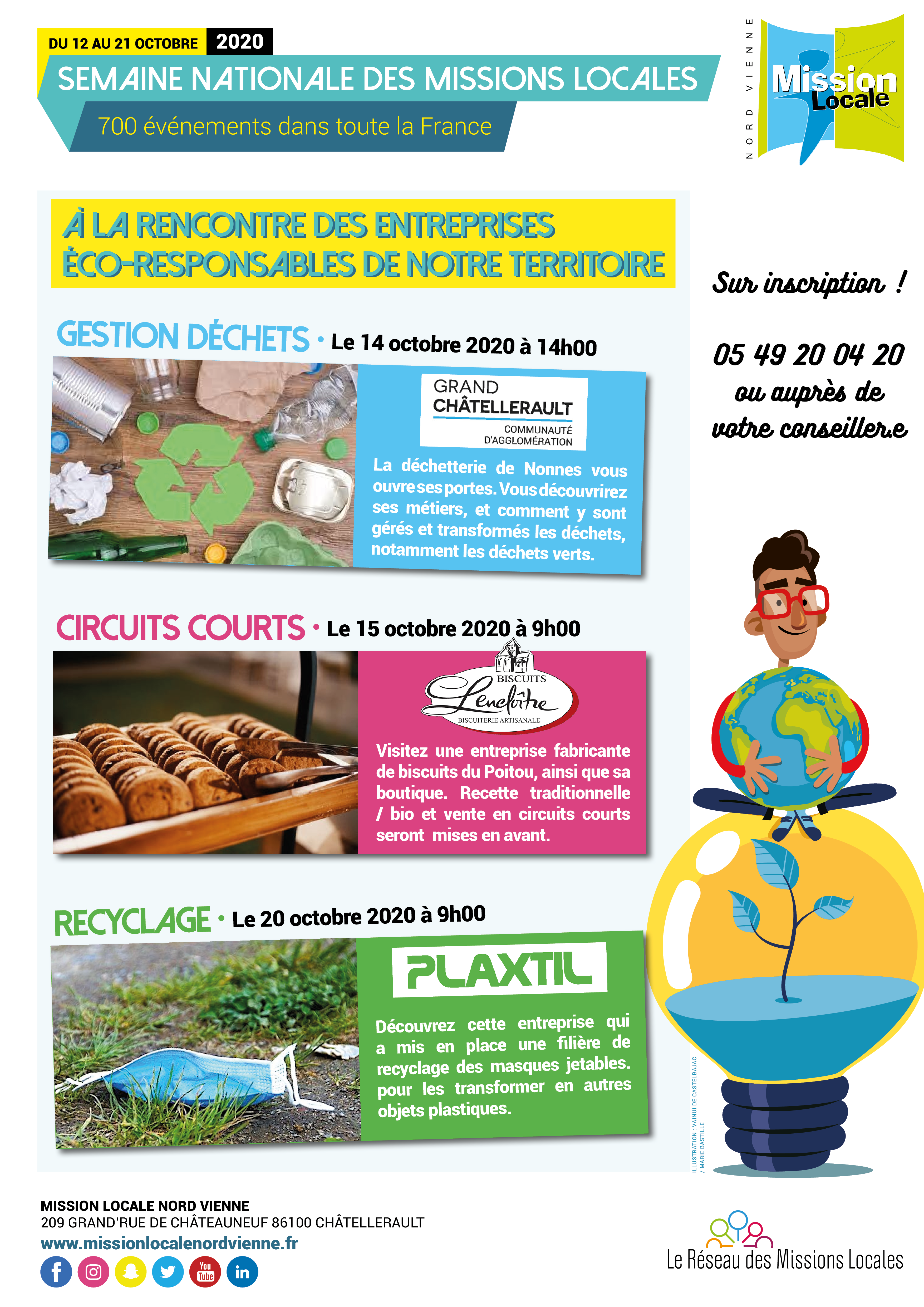 LA MLNV SE MOBILISE PENDANT LA SEMAINE NATIONALE DES MISSIONS LOCALES !