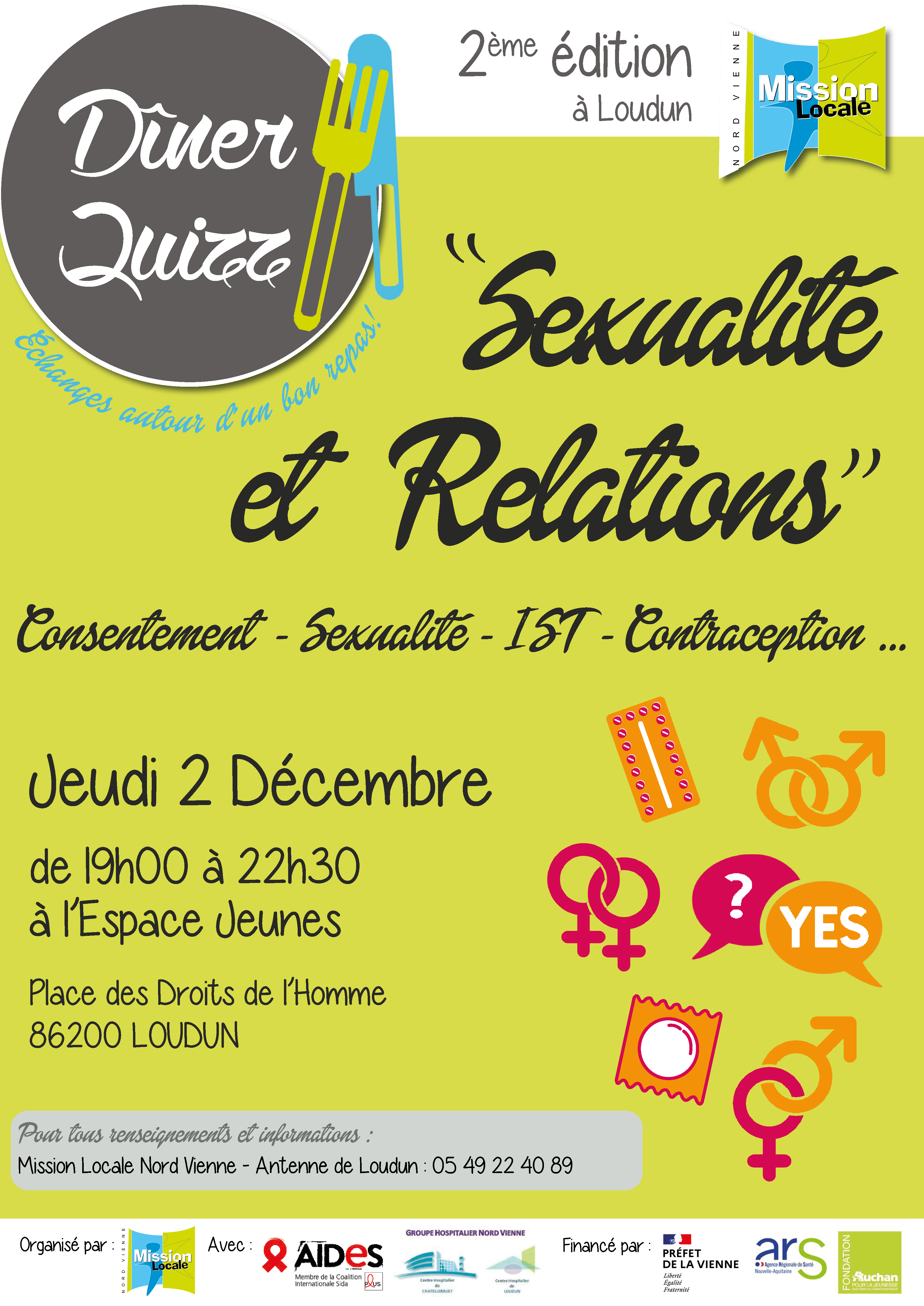 Dîner Quizz : Relations entre personnes