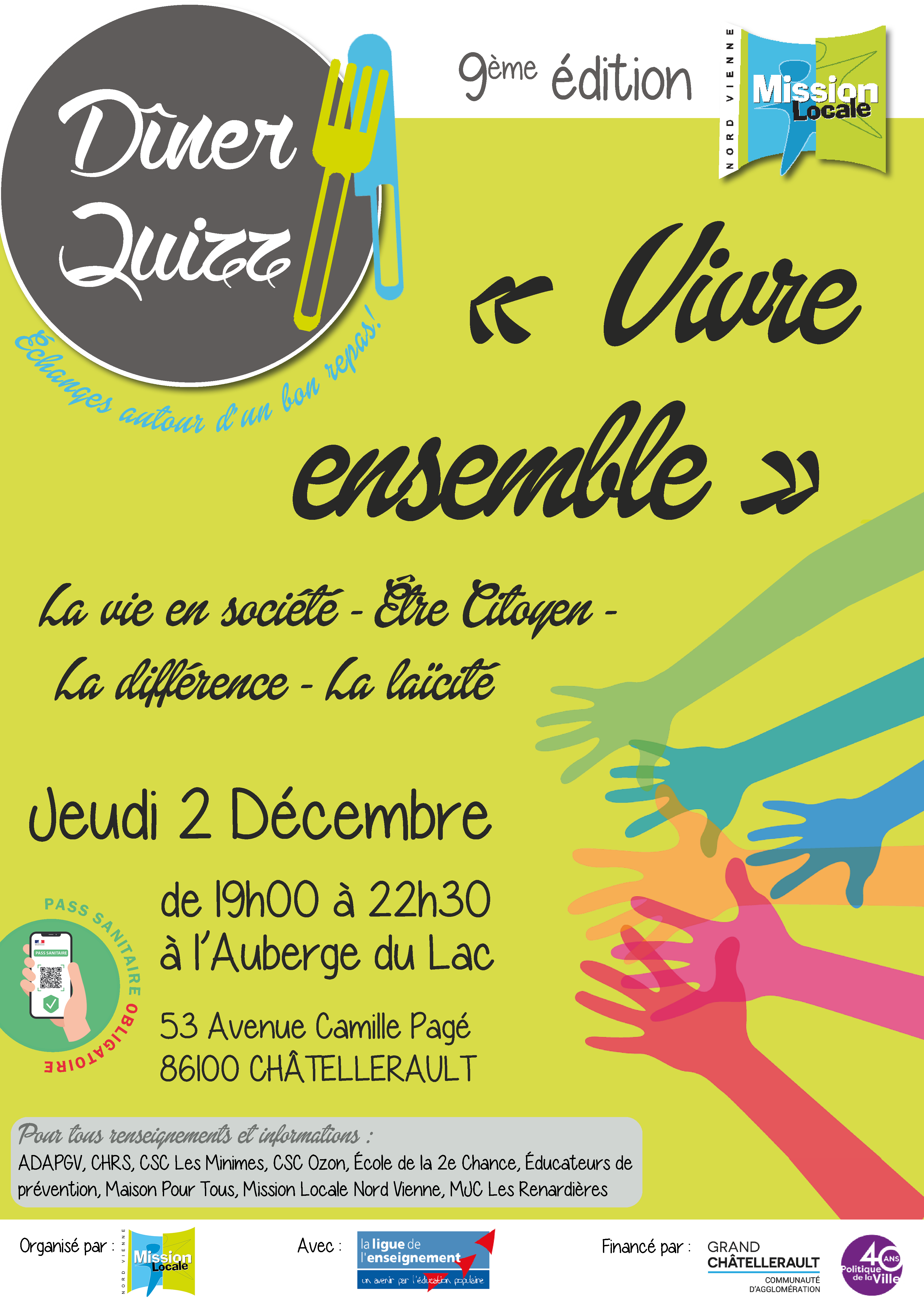 Dîner Quizz : Vivre ensemble