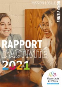 page de couverture rapport d'activité 2021