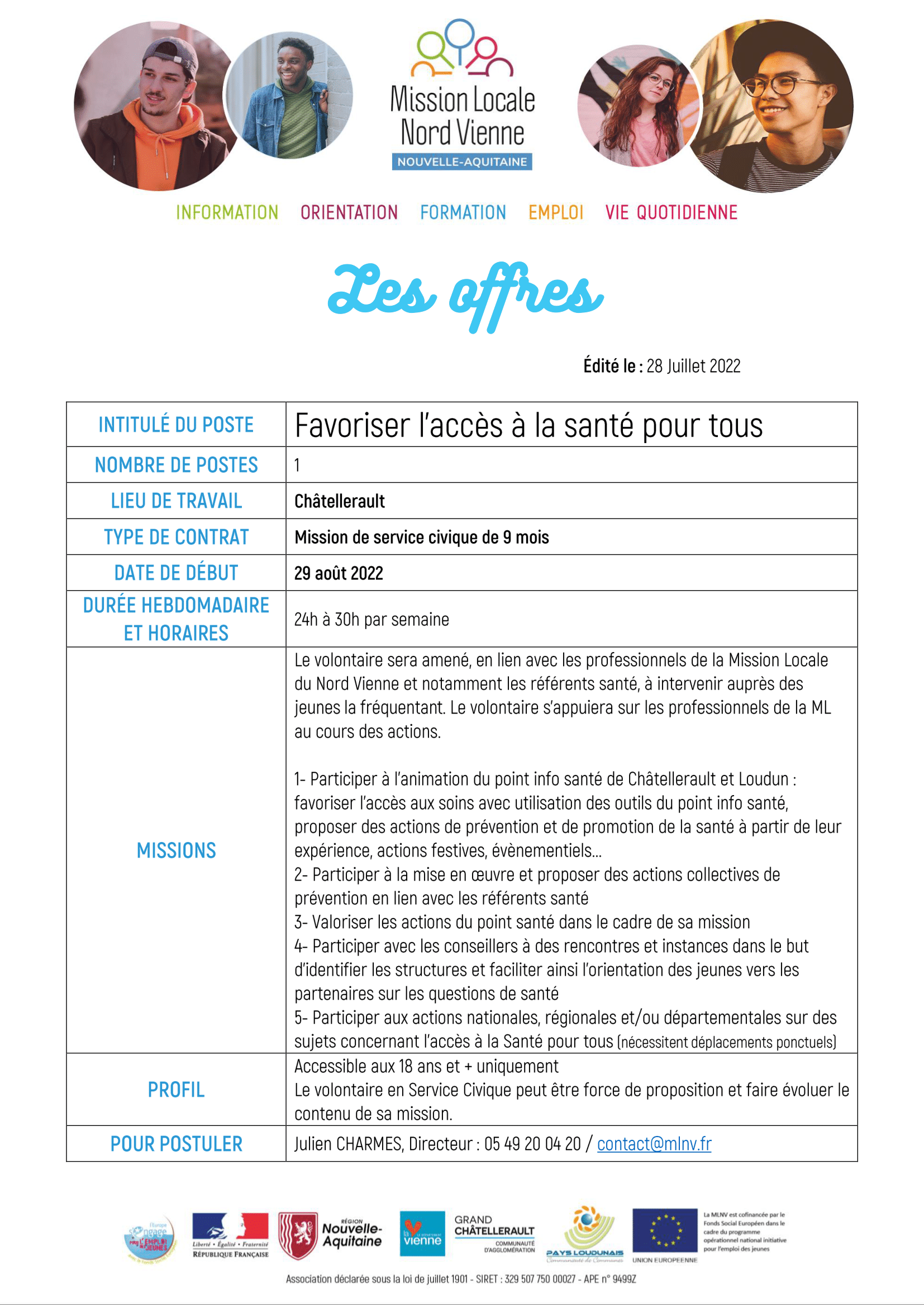 Favoriser l’accès à la santé pour tous (H/F)