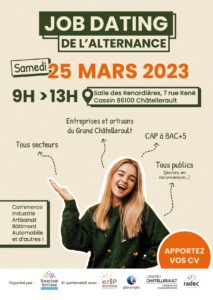 affiche job dating alternance chatellerault