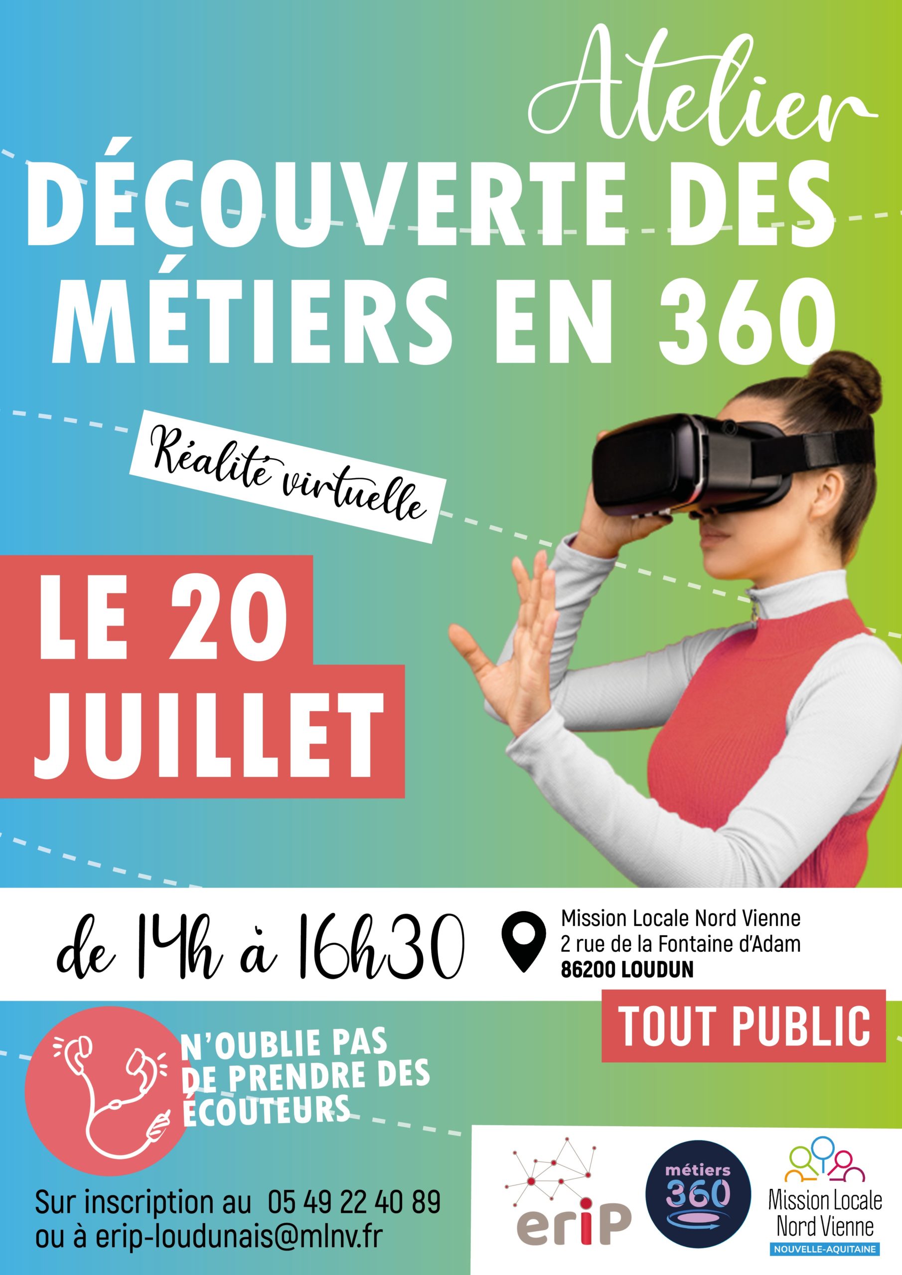 ERIP Loudunais ATELIER DÉCOUVERTE DES MÉTIERS EN 360°