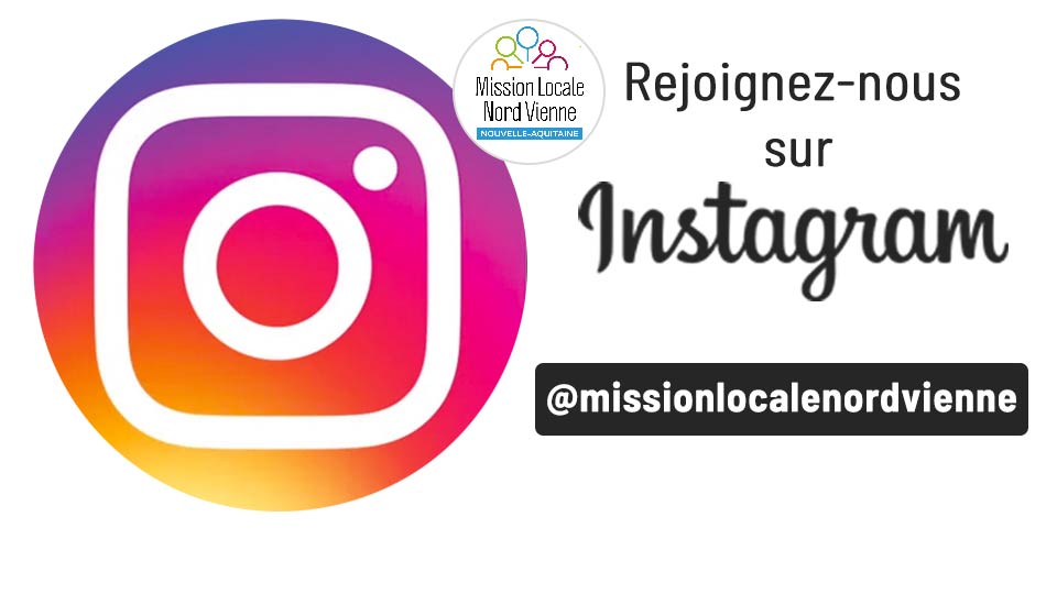 Rejoignez-nous sur Instagram - Mission locale nord vienne