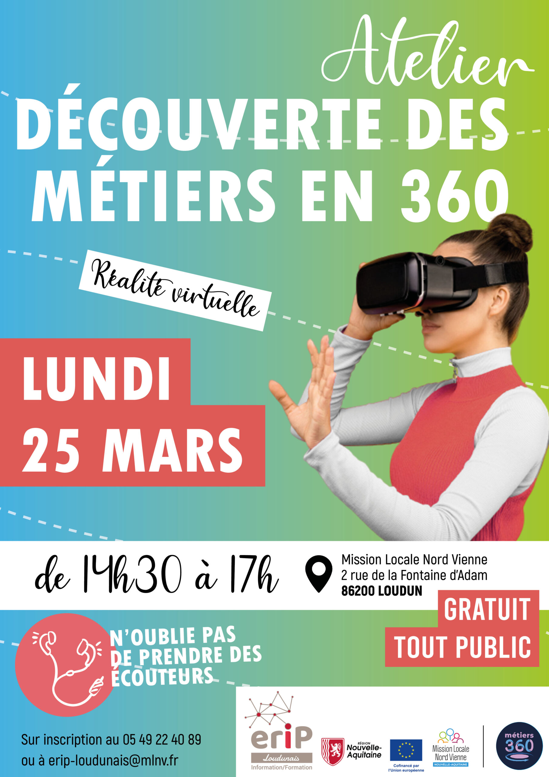 ERIP LOUDUNAIS : ATELIER DÉCOUVERTE DES MÉTIERS EN 360°