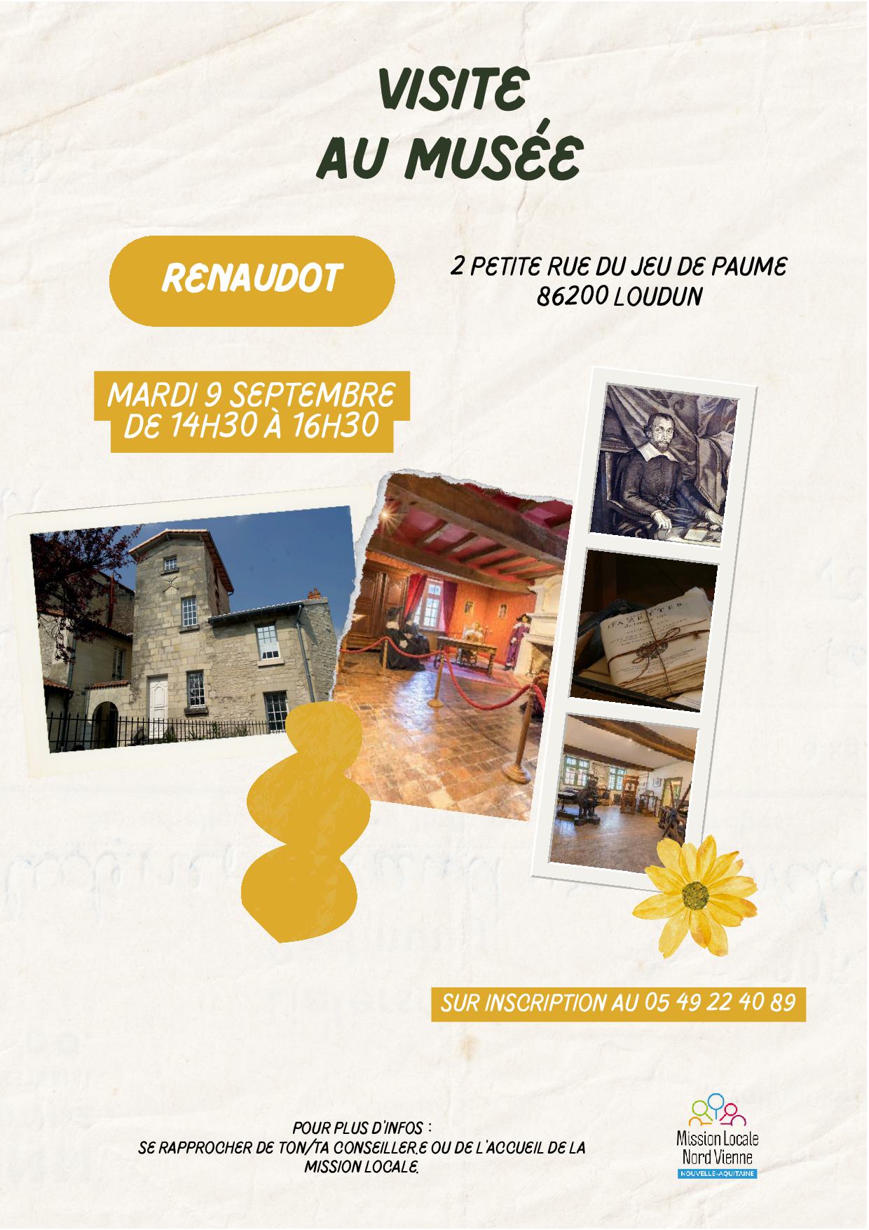 VISITE DU MUSÉE RENAUDOT !