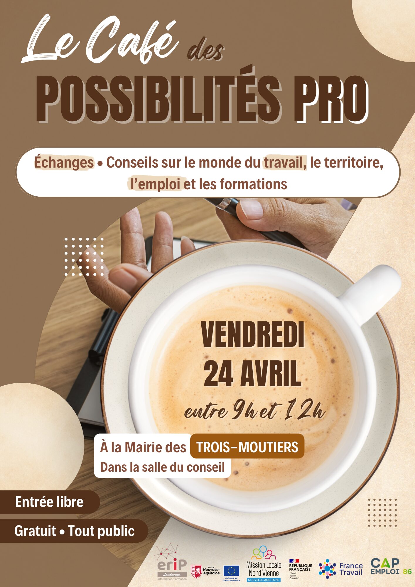LE CAFÉ DES POSSIBILITÉS PRO !