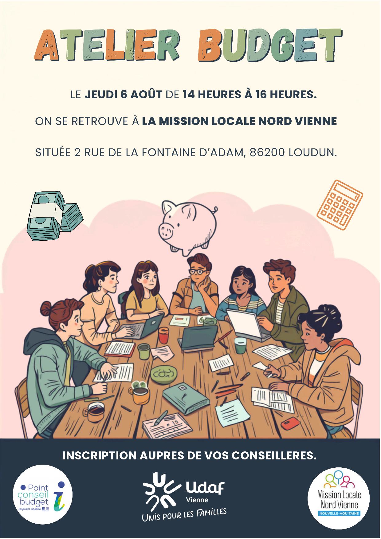 ATELIER BUDGET !