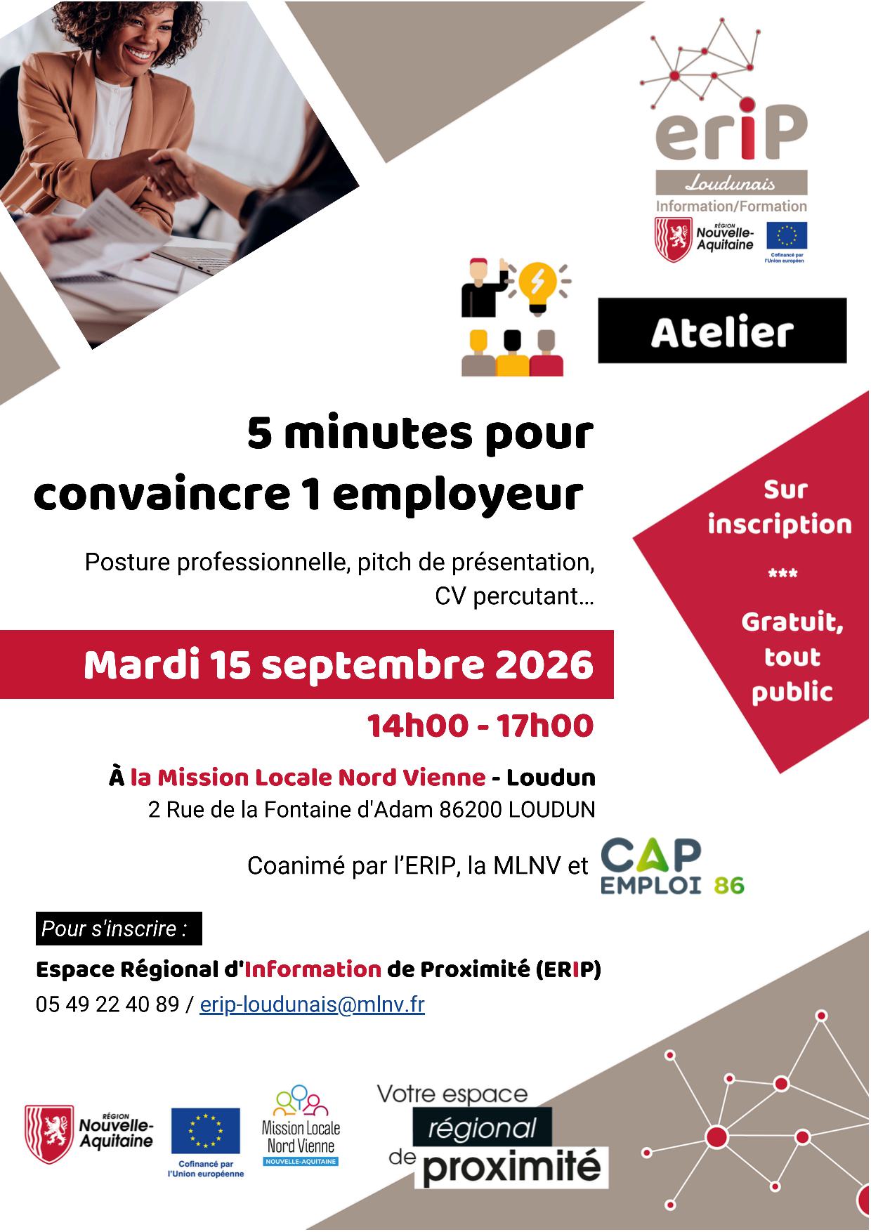 5 MINUTES POUR CONVAINCRE 1 EMPLOYEUR !